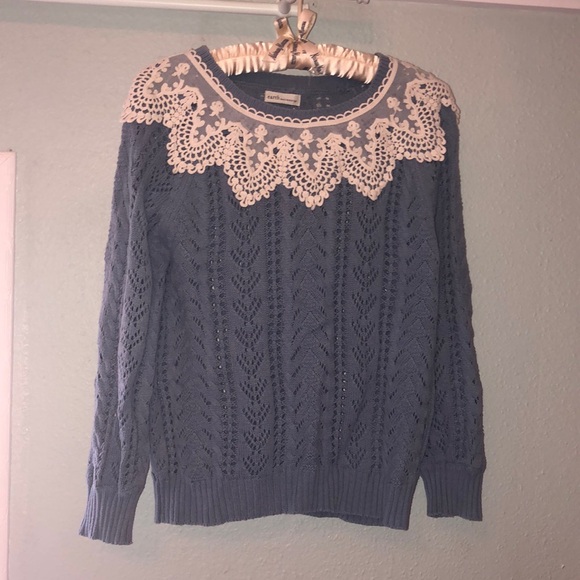 Earth Music and Ecology cottagecore morikei grandmillenial sweater - Picture 1 of 3